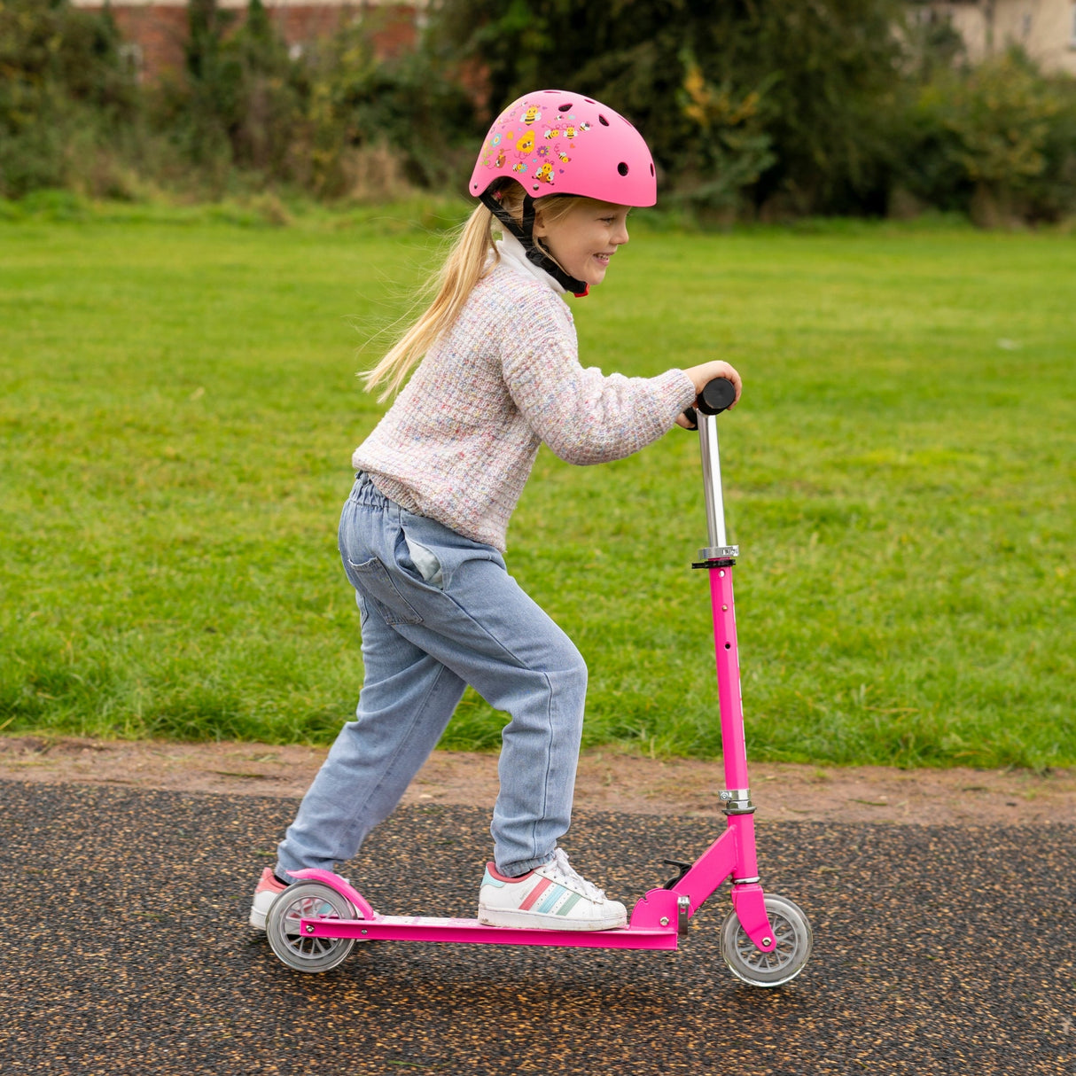 Yellow - 2 Wheel Scooter