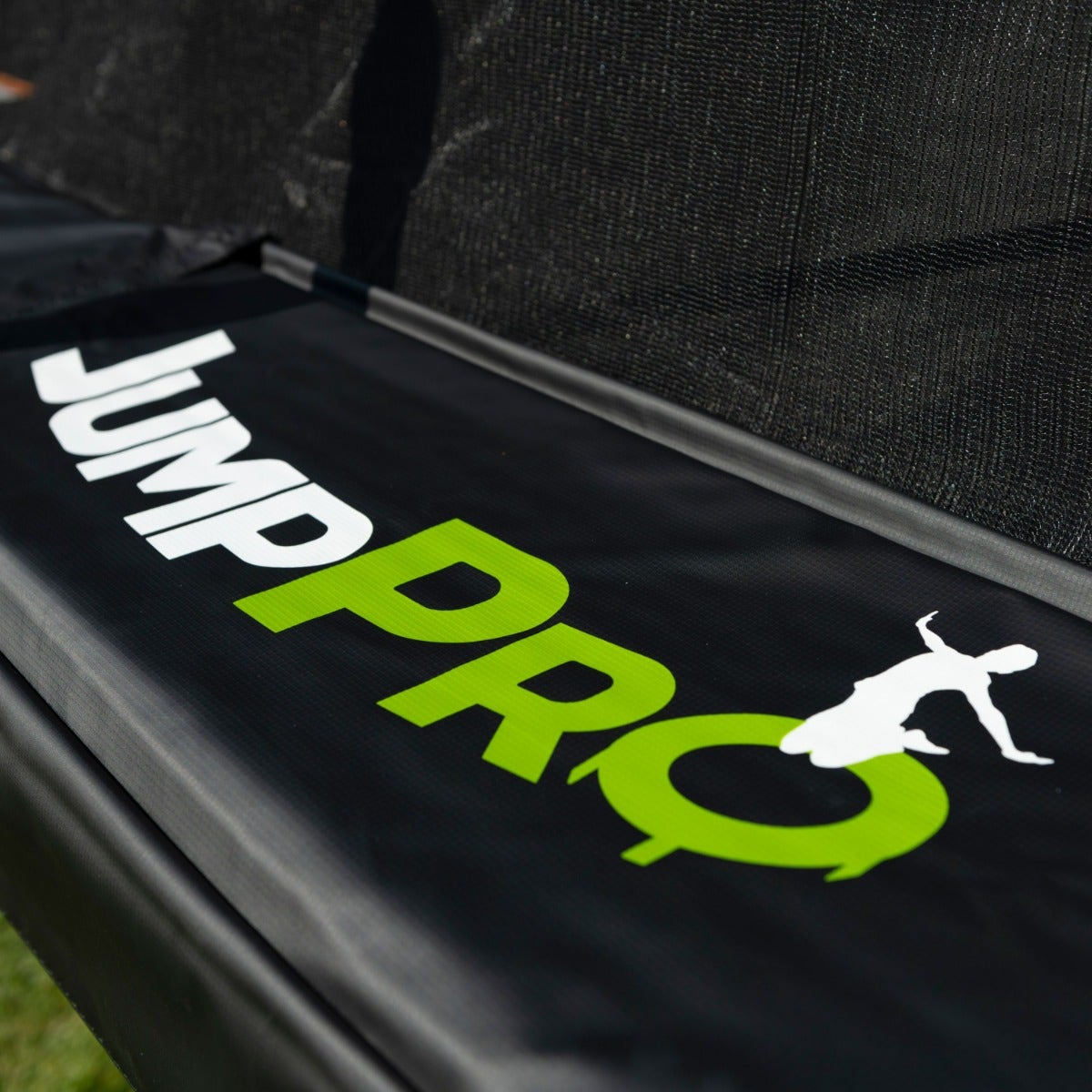 23ft x 10ft JumpPRO™ Xtra Giant Black Rectangular Trampoline - ** Plus 2 Free Trampoline Goals! **