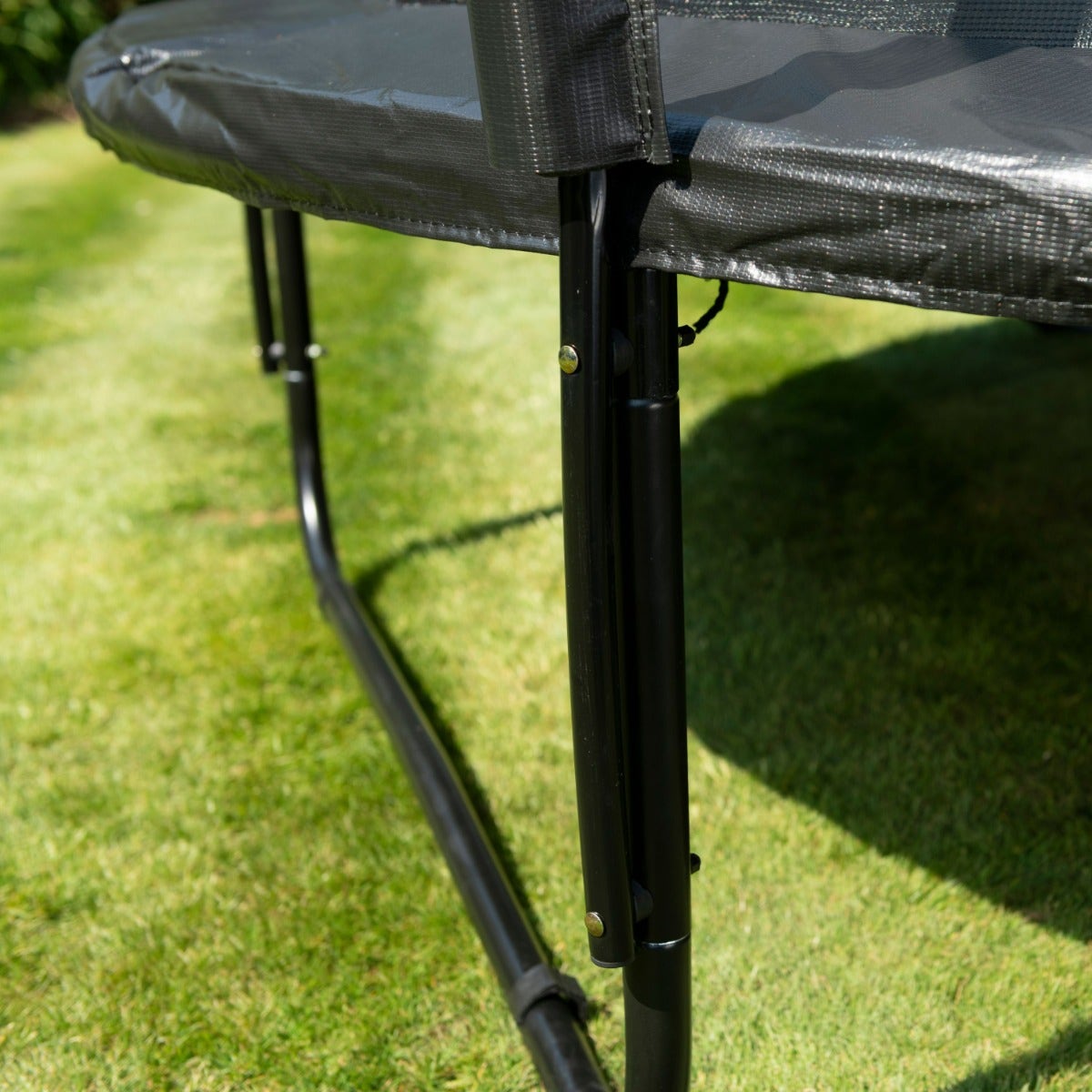 10ft JumpPRO™ Xcel Black Round Trampoline with Enclosure