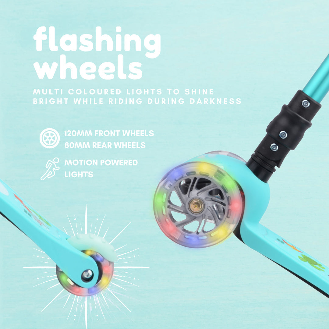 Mermaid - Teeny Fold 3 Wheel Scooter