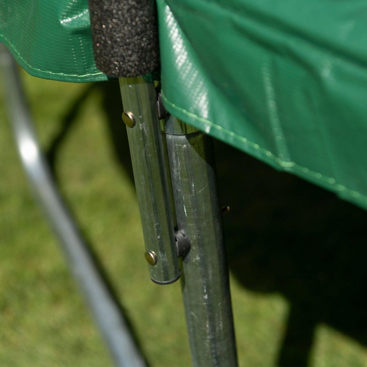 9ft x 6ft JumpPRO™ Xcite Green Rectangular Trampoline with Enclosure