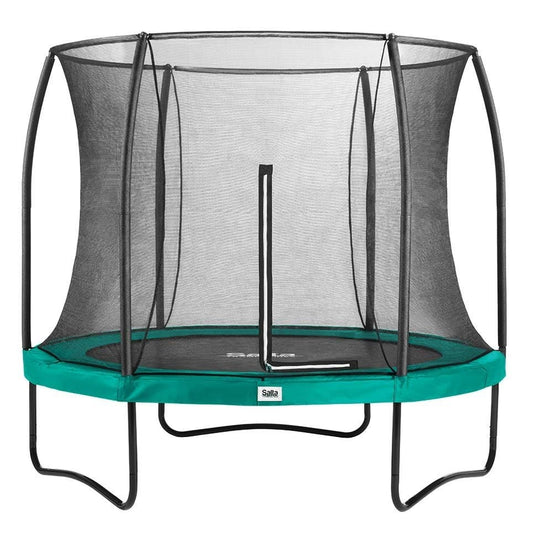 10ft Salta Green Round Comfort Edition Trampoline with Enclosure (5075G)