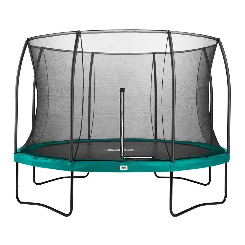 12ft Salta Green Round Comfort Edition Trampoline with Enclosure (5076G)