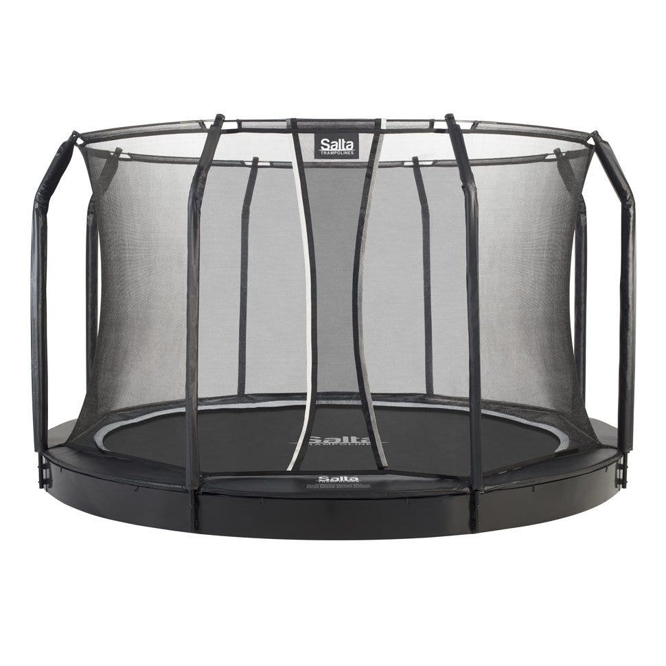 12ft Salta Royal Baseground Round Trampoline with Enclosure (5065AE)