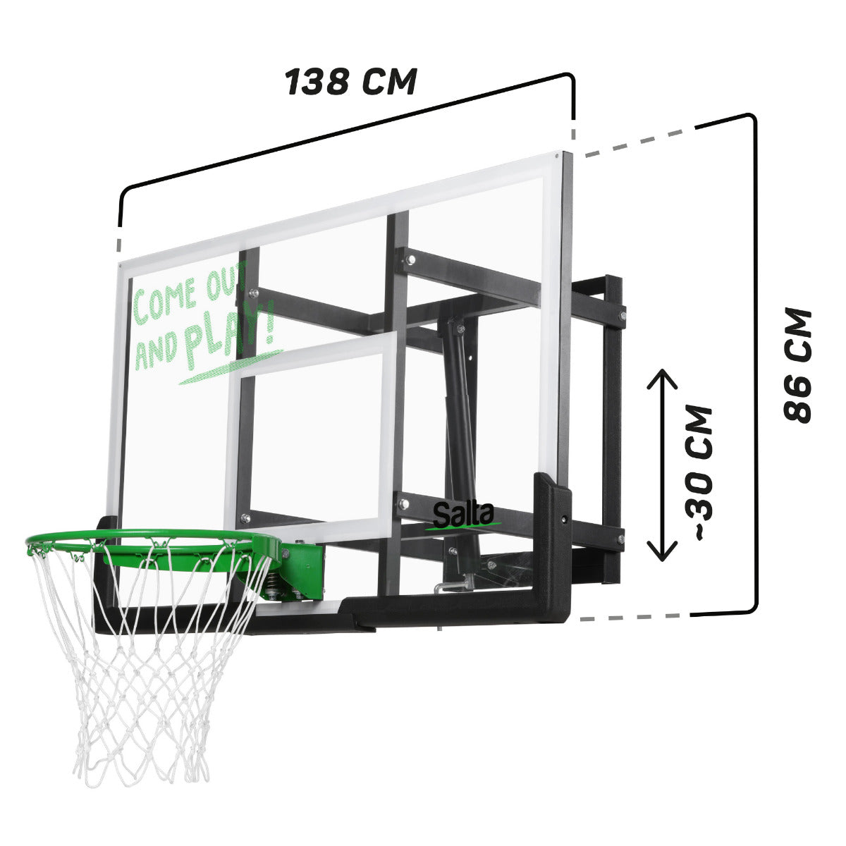 Salta Guard Backboard Basketball Hoop (Wall Mounted)