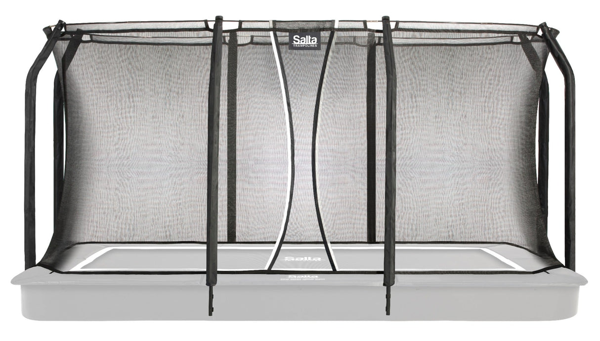 13ft x 8ft Salta Royal Baseground Rectangular Trampoline with Enclosure