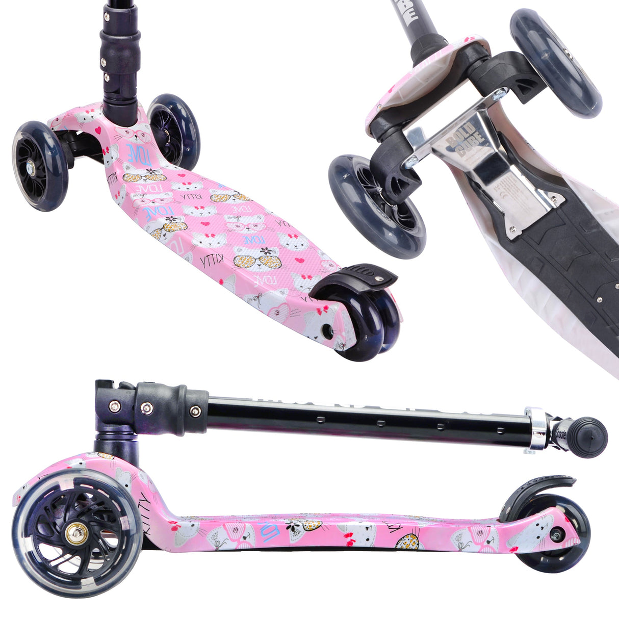 Kitty Love - Big 3 Wheel Scooter