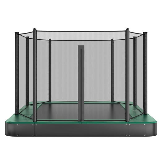 10ft x 6ft Akrobat Orbit Flat Rectangular Trampoline