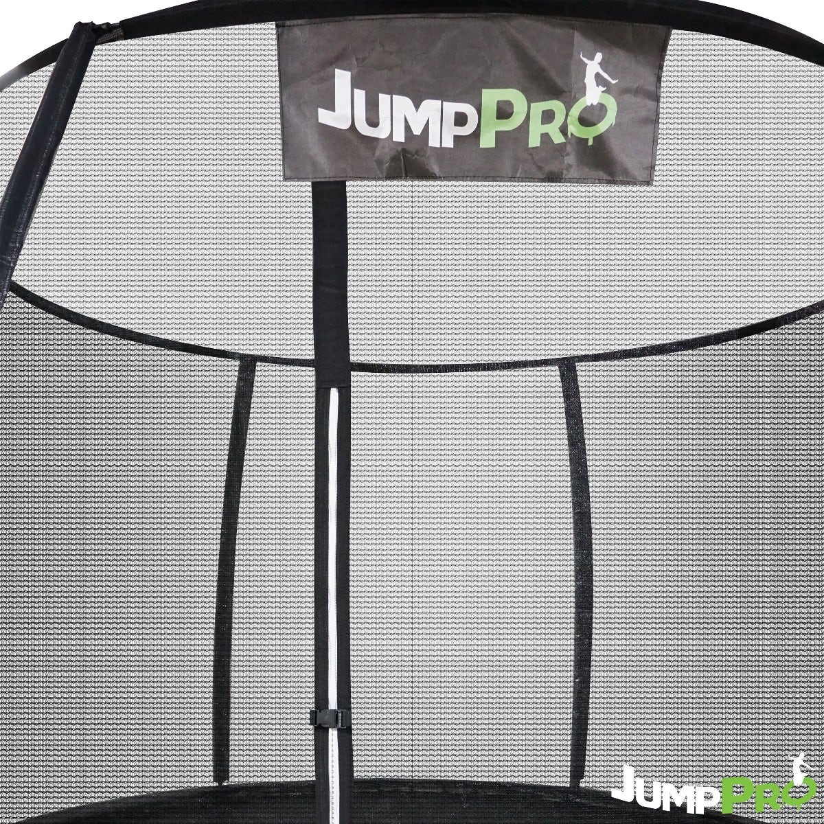 10ft JumpPRO™ Xcel Black Round Trampoline with Enclosure (J10B)B