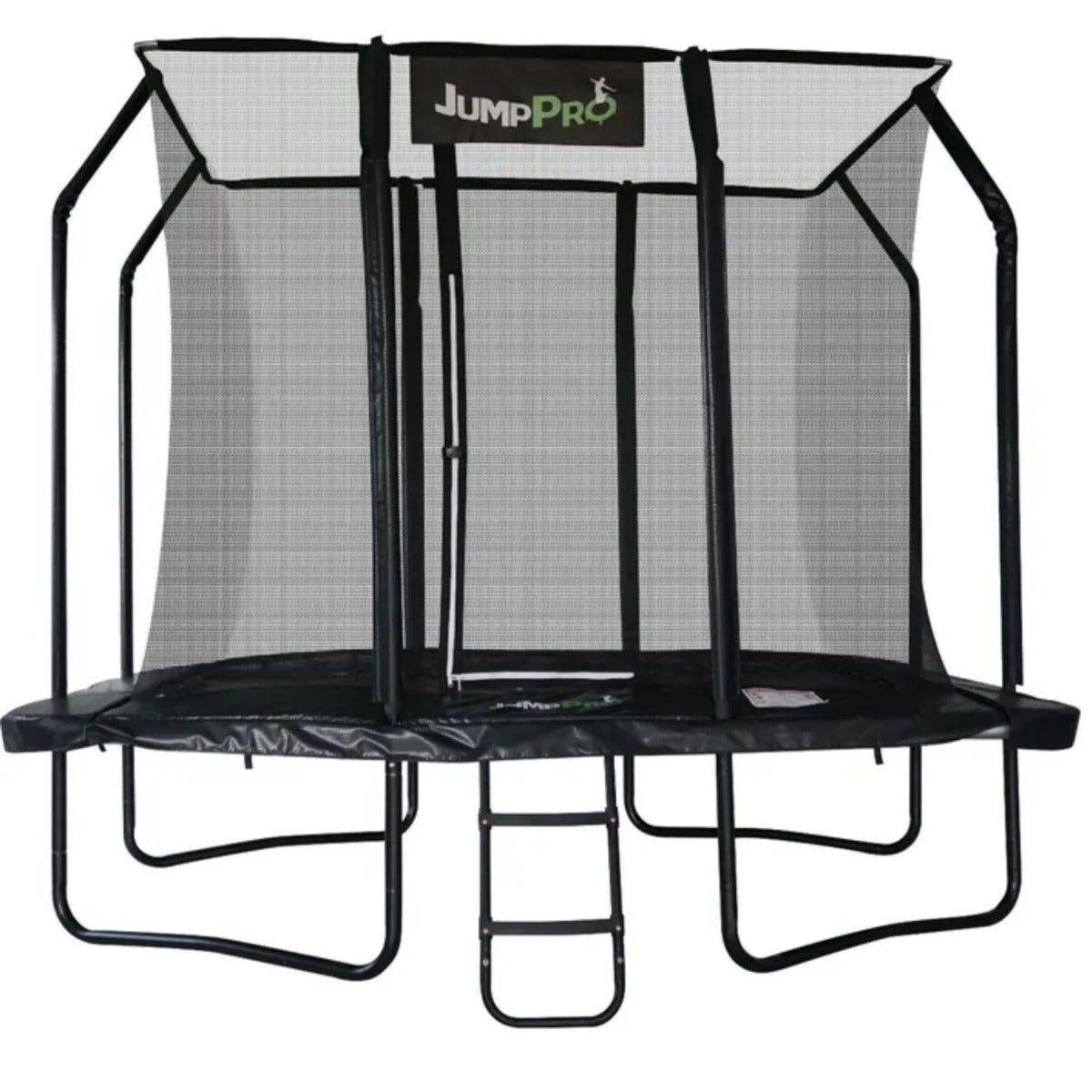 9ft x 6ft JumpPRO™ Xcel Black Rectangular Trampoline with Enclosure (JR96B)B