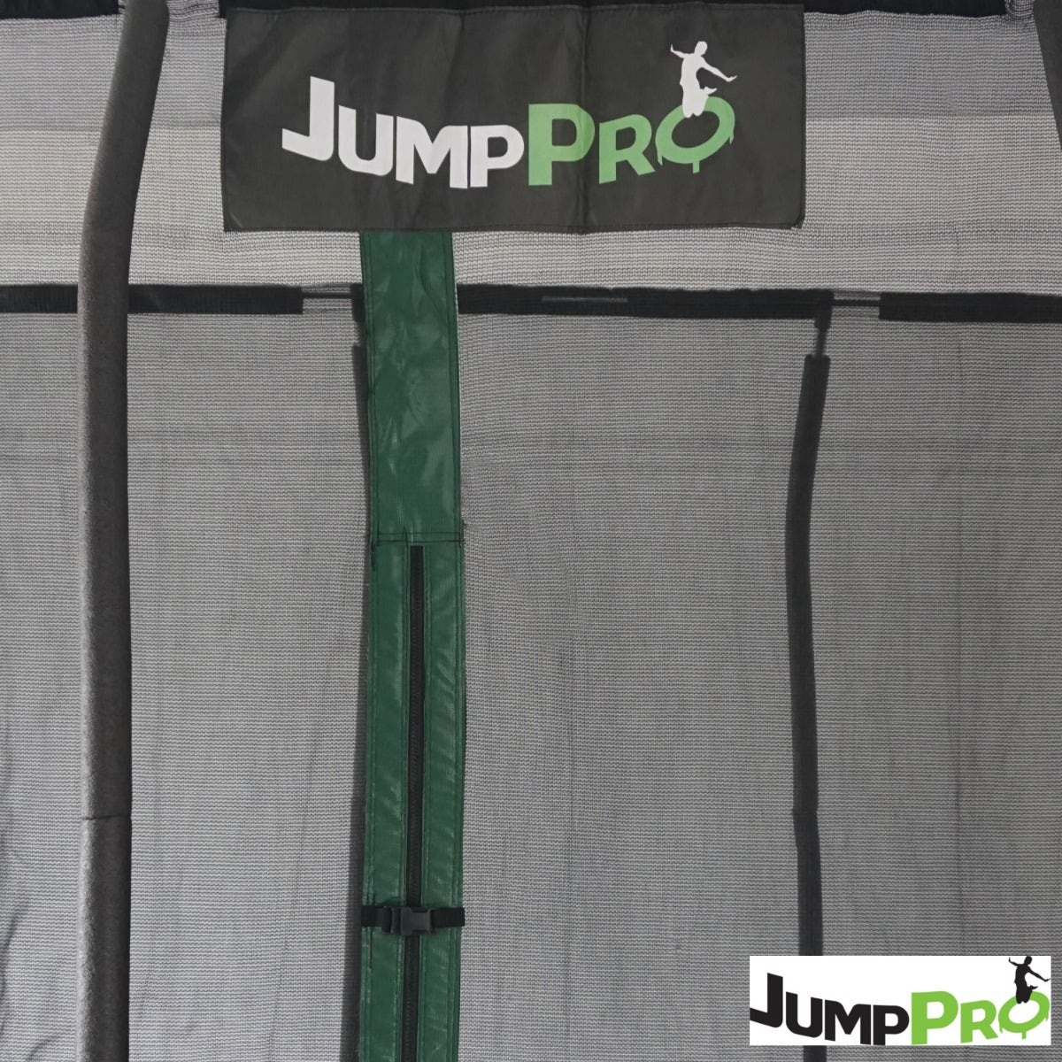 14ft JumpPRO™ Xcite Black Round Trampoline with Enclosure (J14G)