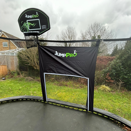 JumpPRO Trampoline Goal (Large) - The Only Trampoline Football Goal in the World!