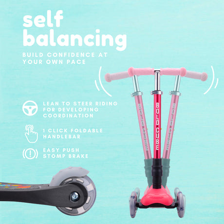 Unicorn - Teeny Fold 3 Wheel Scooter
