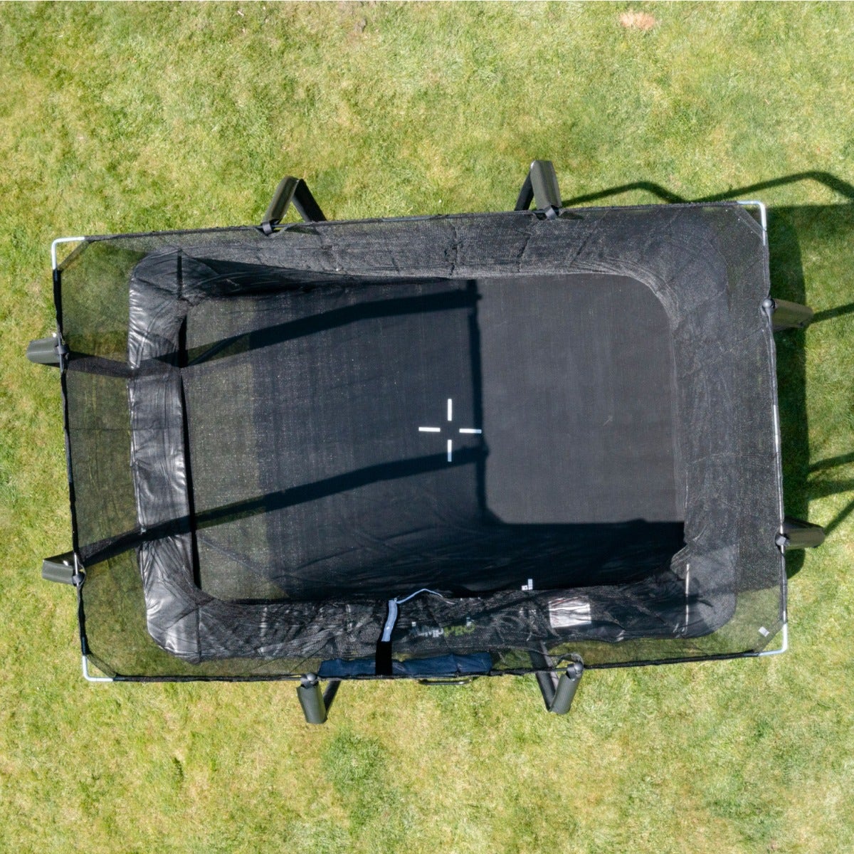12ft x 8ft JumpPRO™ Xcel Black Rectangular Trampoline with Enclosure