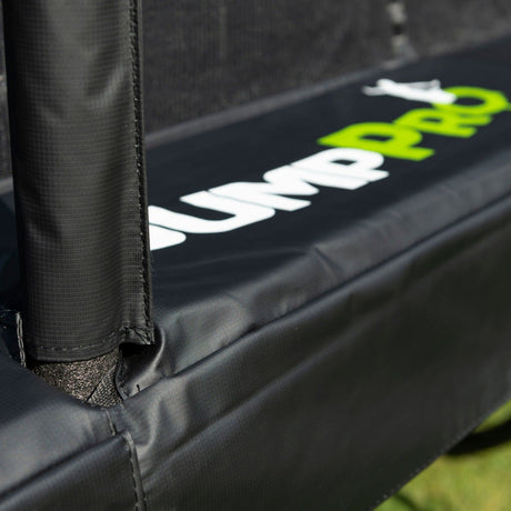23ft x 10ft JumpPRO™ Xtra Giant Black Rectangular Trampoline - ** Plus 2 Free Trampoline Goals! **