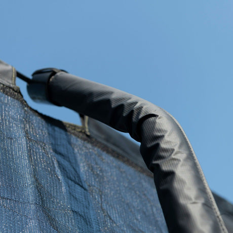 23ft x 10ft JumpPRO™ Xtra Giant Black Rectangular Trampoline - ** Plus 2 Free Trampoline Goals! **