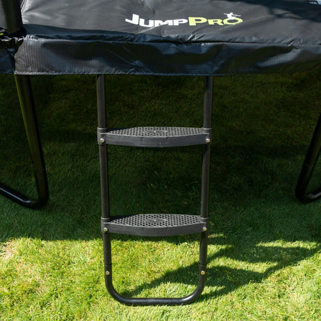 15ft x 10ft JumpPRO™ Xcel Black Oval Trampoline with Enclosure