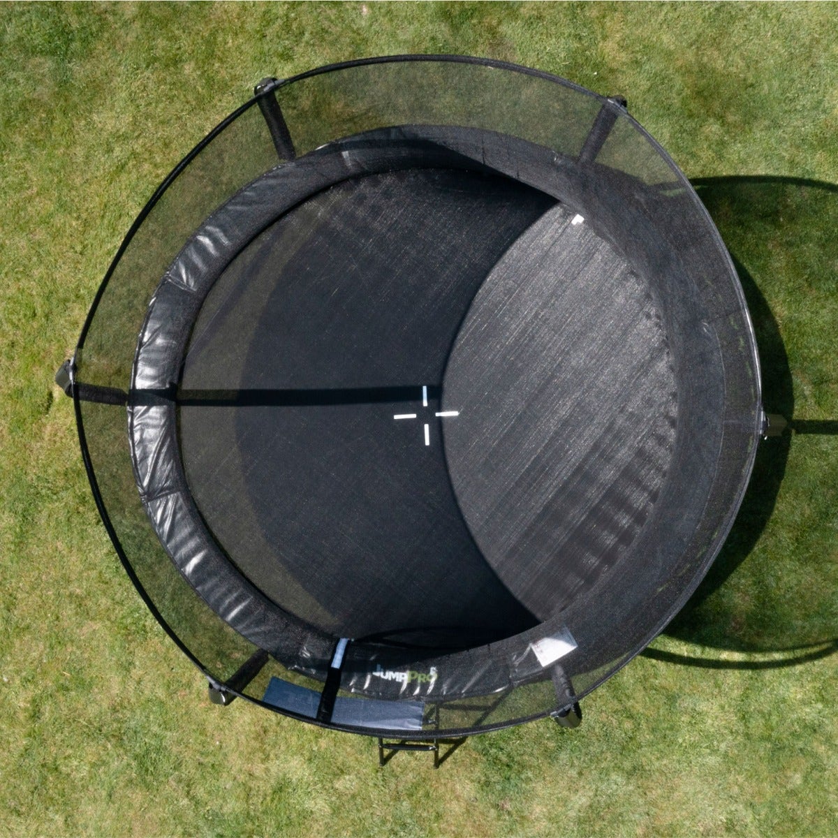 12ft JumpPRO™ Xcel Black Round Trampoline with Enclosure