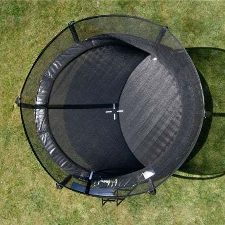 12ft JumpPRO™ Xcel Black Round Trampoline with Enclosure