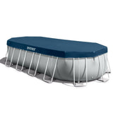 Intex 20ft x 10ft x 48" Prism Frame™ Oval Above Ground Swimming Pool with Filter Pump and Accessories