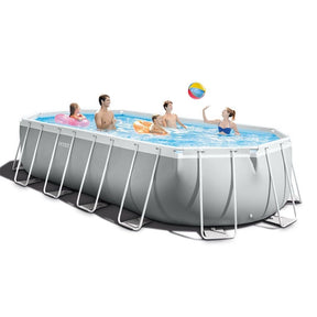 Intex 20ft x 10ft x 48" Prism Frame™ Oval Above Ground Swimming Pool