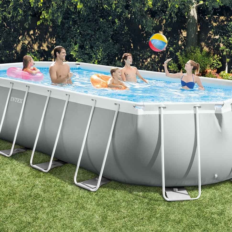 Intex 20ft x 10ft x 48" Prism Frame™ Oval Above Ground Swimming Pool