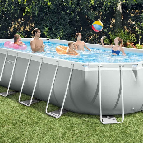 Intex 20ft x 10ft x 48" Prism Frame™ Oval Above Ground Swimming Pool
