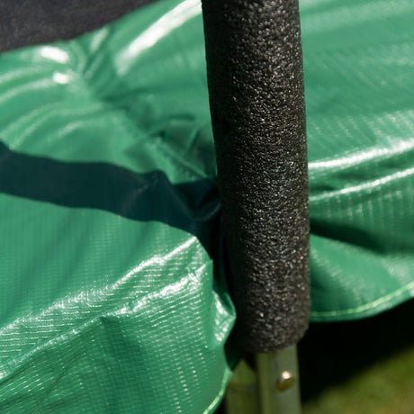 10ft x 7ft JumpPRO™ Xcite Green Rectangular Trampoline with Enclosure