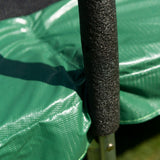 12ft x 8ft JumpPRO™ Xcite Green Rectangular Trampoline with Enclosure