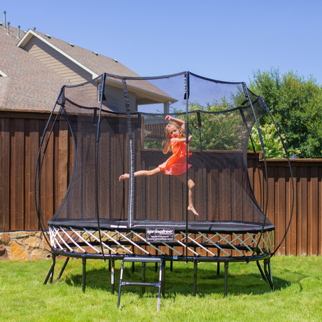 9ft x 6ft Springfree Compact Oval Trampoline