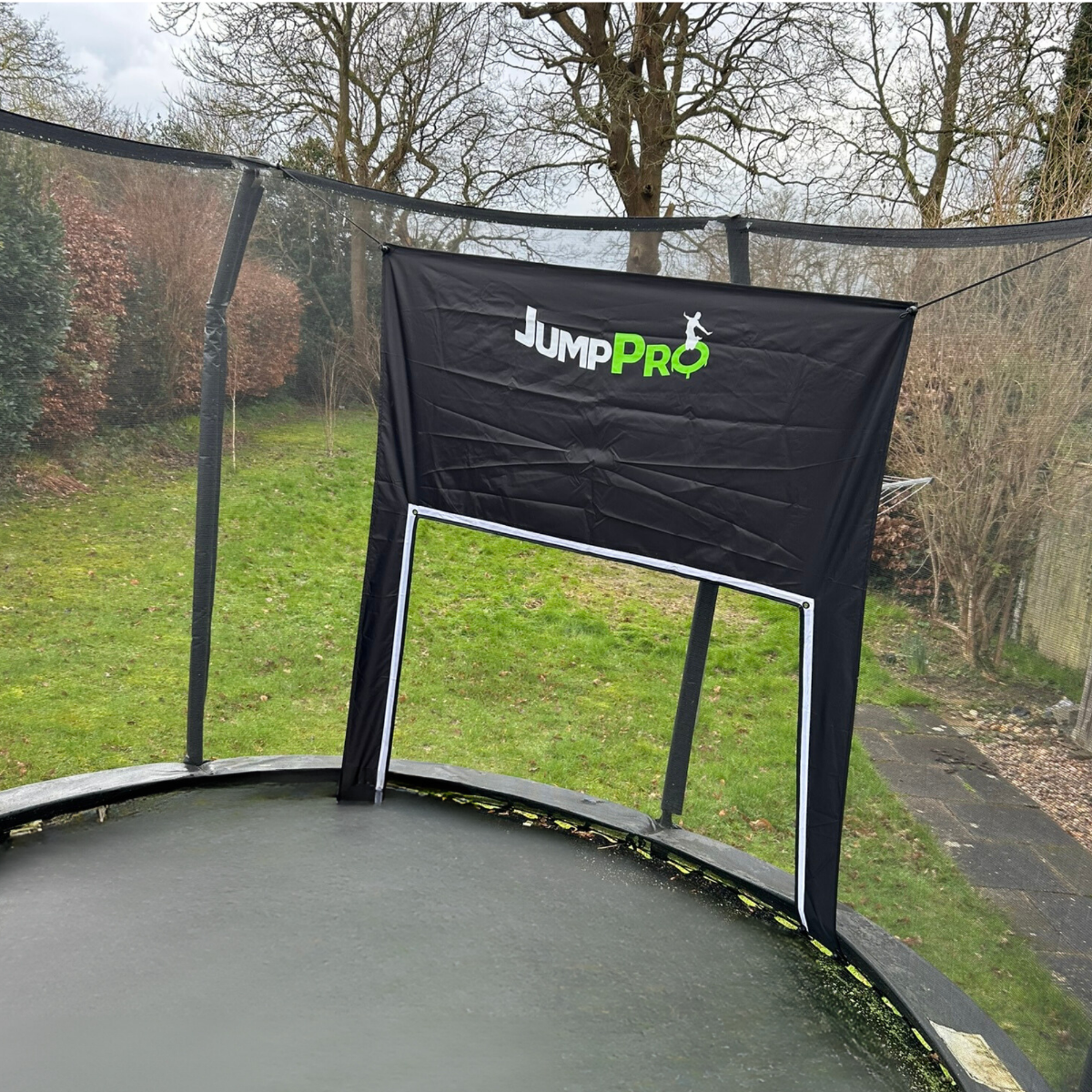 JumpPRO Trampoline Goal (Large) - The Only Trampoline Football Goal in the World!