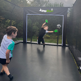 JumpPRO Trampoline Goal (Medium) - The Only Trampoline Football Goal in the World!