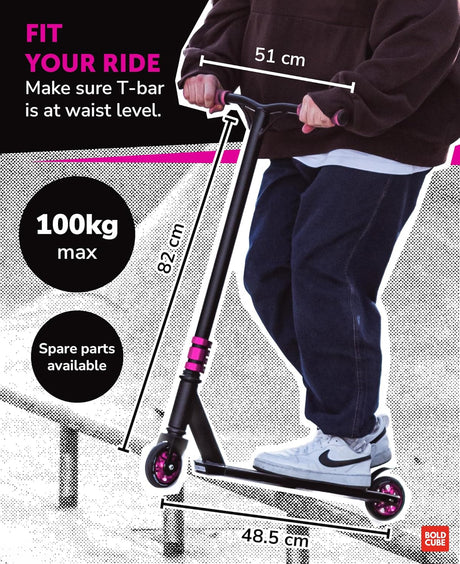 Pink - Deluxe Stunt Scooter