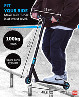 Cyan - Deluxe Stunt Scooter