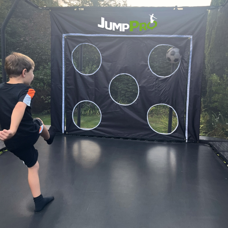 JumpPRO Trampoline Goal (Large) - The Only Trampoline Football Goal in the World!