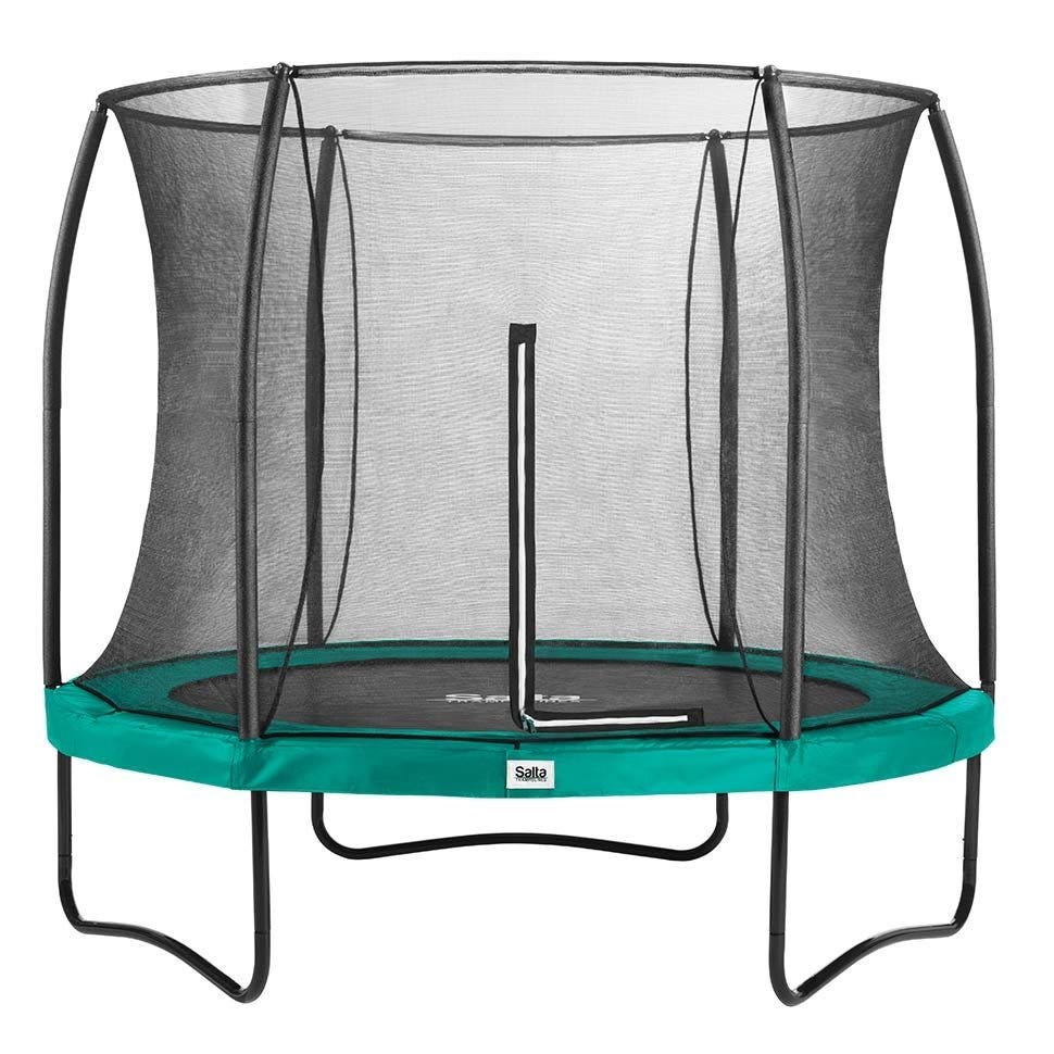 10ft Salta Green Round Comfort Edition Trampoline with Enclosure (5075G)