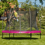 10ft Salta Pink Round Comfort Edition Trampoline with Enclosure