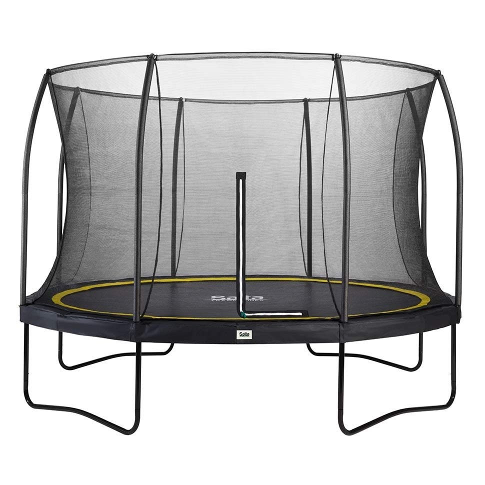 14ft Salta Black Round Comfort Edition Trampoline with Enclosure (5078A)