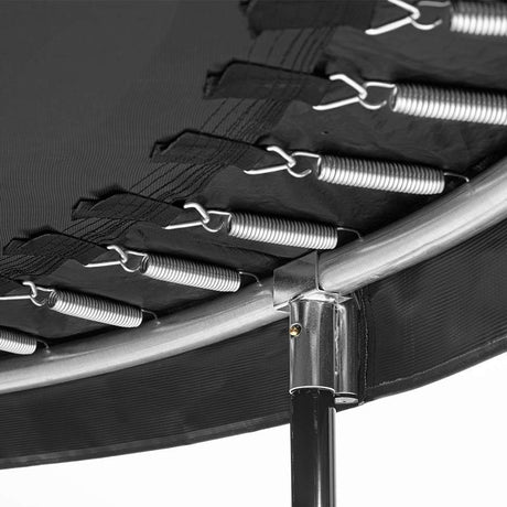 12ft Salta Black Round Comfort Edition Trampoline with Enclosure (5076A)