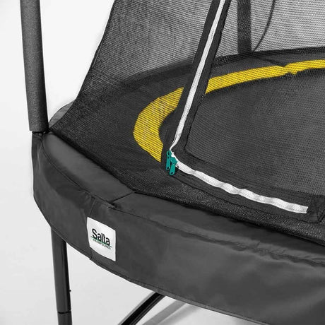 12ft Salta Black Round Comfort Edition Trampoline with Enclosure (5076A)