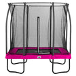 7ft x 5ft Pink Rectangular Comfort Edition Trampoline with Enclosure (5091P)
