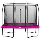 10ft x 7ft Pink Rectangular Comfort Edition Trampoline with Enclosure (5092P)