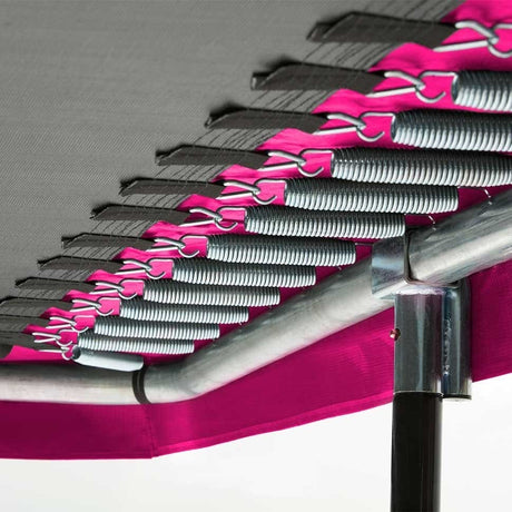 7ft x 5ft Pink Rectangular Comfort Edition Trampoline with Enclosure (5091P)