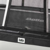 13ft x 8ft Salta Black Rectangular Premium Edition Trampoline with Enclosure