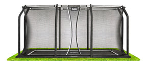 
13ft x 8ft Salta Royal Baseground Rectangular Trampoline with Enclosure
