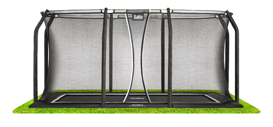 10ft x 7ft Salta Royal Baseground Rectangular Trampoline with Enclosure