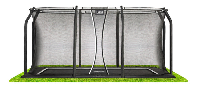 10ft x 7ft Salta Royal Baseground Rectangular Trampoline with Enclosure