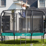 14ft Salta Green Round First Class Edition Trampoline with Enclosure