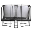 10ft x 7ft Salta Black Rectangular First Class Trampoline with Enclosure (5375A)