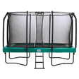 10ft x 7ft Salta Green Rectangular First Class Trampoline with Enclosure (5375G)
